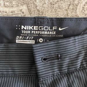Nike Grey Pinstripe Shorts